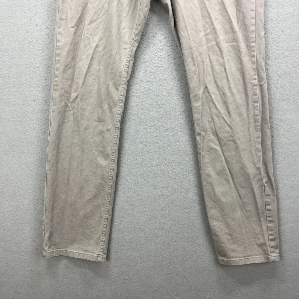 Hawker Rye Chino Pants Mens 34x32 Beige Khaki Slim Stretch Casual Preppy Office